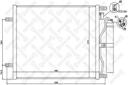 Конденсатор STELLOX 10-45547-SX