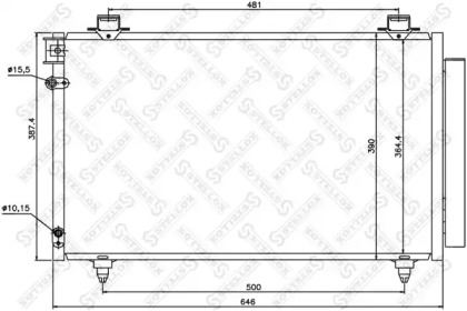 Конденсатор STELLOX 10-45571-SX