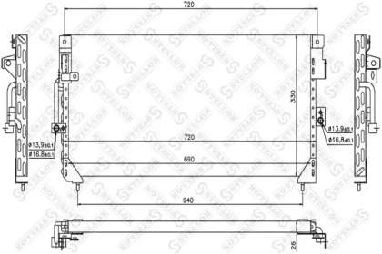 Конденсатор STELLOX 10-45587-SX