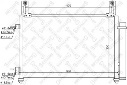 Конденсатор STELLOX 10-45611-SX