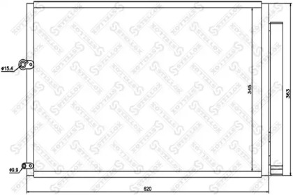 Конденсатор STELLOX 10-45615-SX