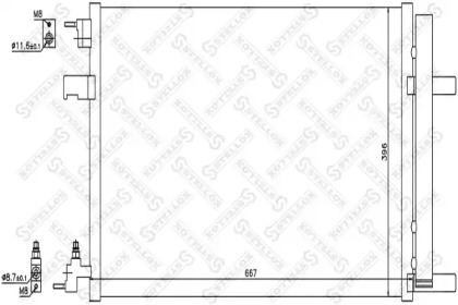 Конденсатор STELLOX 10-45688-SX