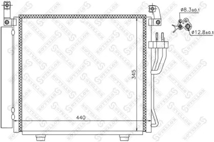 Конденсатор STELLOX 10-45700-SX