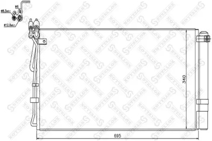 Конденсатор STELLOX 10-45748-SX