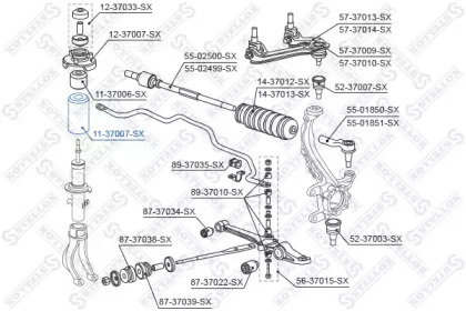 Защитный колпак / пыльник STELLOX 11-37007-SX