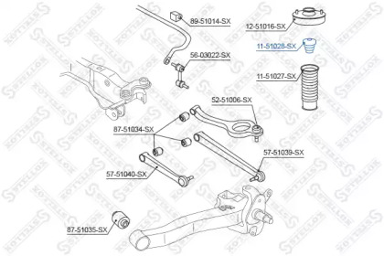 Буфер STELLOX 11-51028-SX