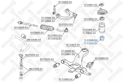 Буфер STELLOX 11-51042-SX