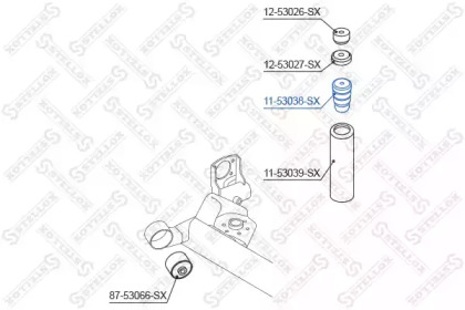 Буфер STELLOX 11-53038-SX