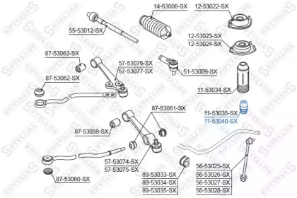 Буфер STELLOX 11-53040-SX