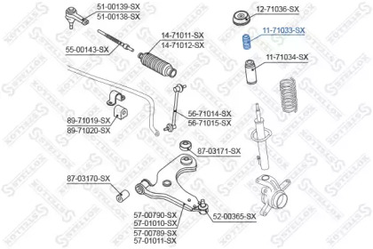 Буфер STELLOX 11-71033-SX