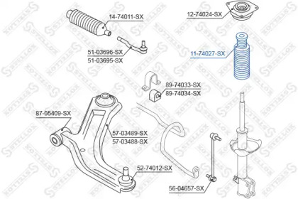 Буфер STELLOX 11-74027-SX