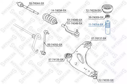 Буфер STELLOX 11-74054-SX