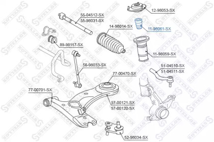 Буфер STELLOX 11-98061-SX