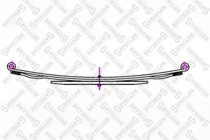 Многолистовая рессора STELLOX 12-00003-SX