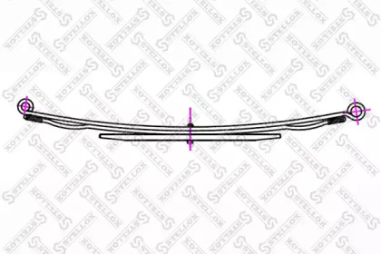 Многолистовая рессора STELLOX 12-00013-SX