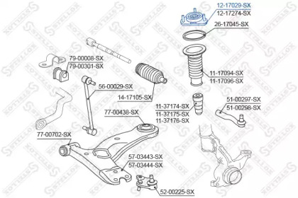 Подшипник STELLOX 12-17029-SX