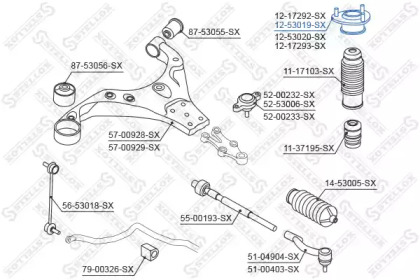 Подшипник STELLOX 12-53019-SX