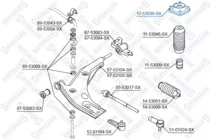 Подшипник STELLOX 12-53036-SX