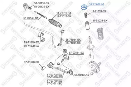 Подшипник STELLOX 12-71036-SX