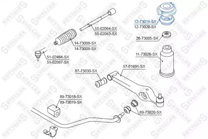 Подшипник STELLOX 12-73019-SX