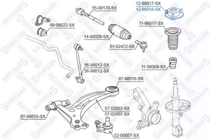 Подшипник STELLOX 12-98018-SX