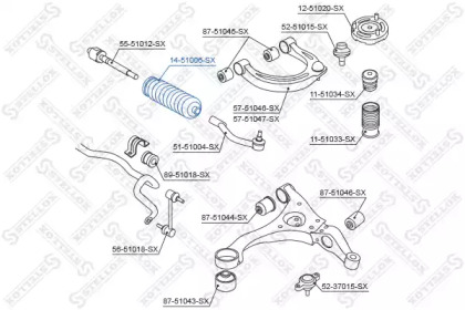 Пыльник STELLOX 14-51006-SX