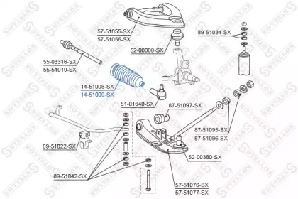 Пыльник STELLOX 14-51009-SX