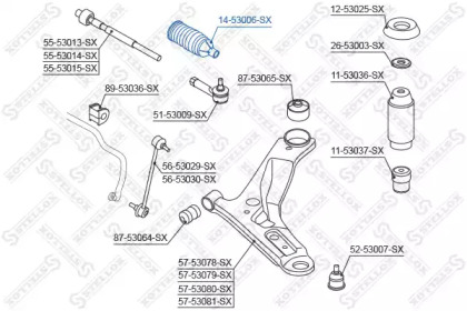 Пыльник STELLOX 14-53006-SX