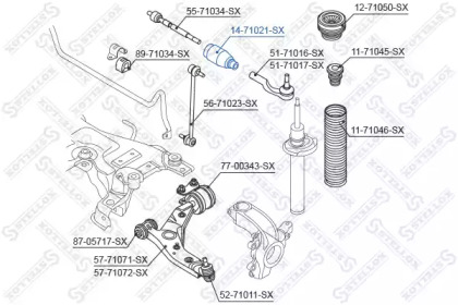 Пыльник STELLOX 14-71021-SX