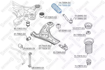 Пыльник STELLOX 14-73005-SX