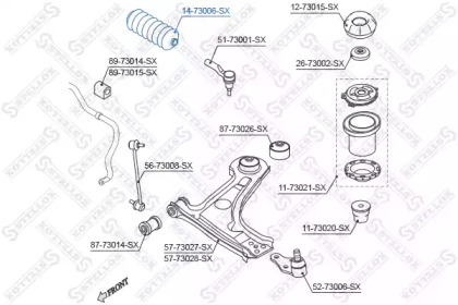 Пыльник STELLOX 14-73006-SX