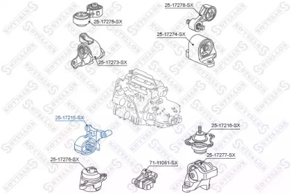 Подвеска STELLOX 25-17215-SX