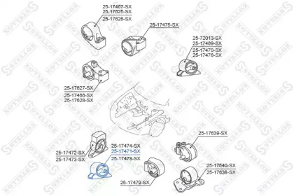 Подвеска STELLOX 25-17471-SX