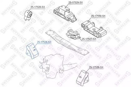 Подвеска STELLOX 25-17526-SX