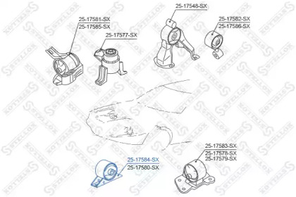 Подвеска STELLOX 25-17584-SX