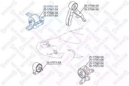 Подвеска STELLOX 25-17591-SX