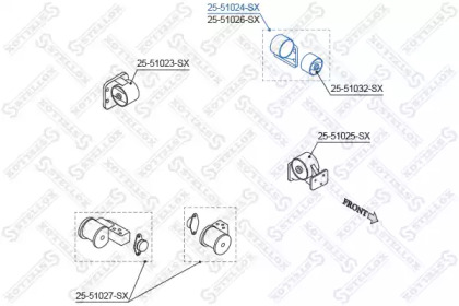 Подвеска STELLOX 25-51024-SX