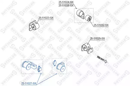 Подвеска STELLOX 25-51027-SX