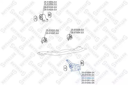 Подвеска STELLOX 25-51050-SX