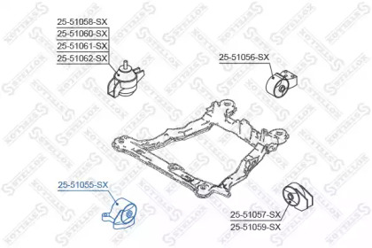 Подвеска STELLOX 25-51055-SX