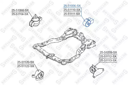 Подвеска STELLOX 25-51056-SX