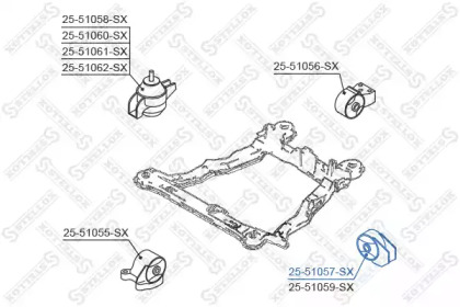 Подвеска STELLOX 25-51057-SX