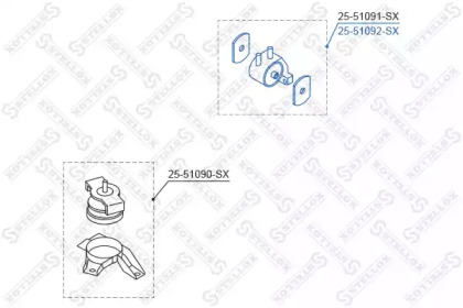 Подвеска STELLOX 25-51092-SX