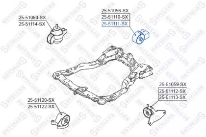 Подвеска STELLOX 25-51111-SX