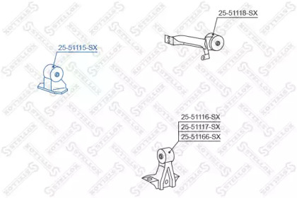 Подвеска STELLOX 25-51115-SX