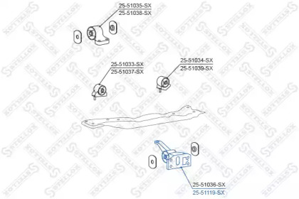 Подвеска STELLOX 25-51119-SX