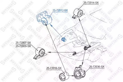 Подвеска STELLOX 25-72012-SX