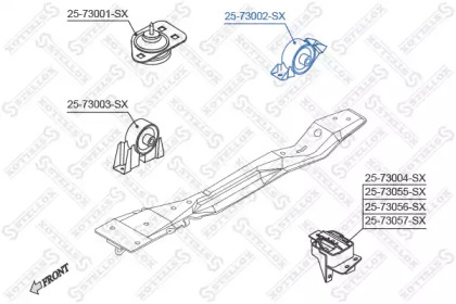 Подвеска, двигатель STELLOX 25-73002-SX