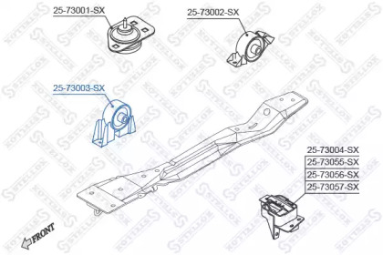 Подвеска, двигатель STELLOX 25-73003-SX