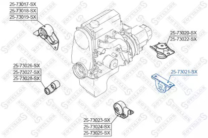 Подвеска STELLOX 25-73021-SX